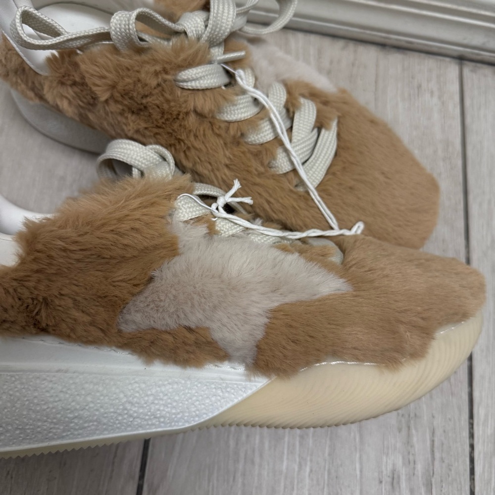 Stella Mccartney Loop Fleece-Texture Sneakers - image 2